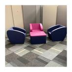 LONK 3X FAUTEUIL TAFEL DESIGN SETJE VERVAARDIGD UIT SCHUIM