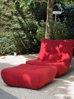 Rode Chateau D'ax Fauteuil, Ophalen, Gebruikt, Stof, 75 tot 100 cm