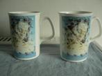Salvador Dali mokken Art-collection Fine Bone China, 2 x, Ophalen, Zo goed als nieuw, Overige stijlen, Kop(pen) en/of Schotel(s)