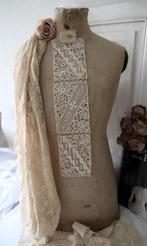 Antieke stofstaal - sample - kantmonster 'PiFrance', Antiek en Kunst, Curiosa en Brocante, Ophalen of Verzenden