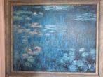 MONET Water lillies, olieverfschilderij kopie, Antiek en Kunst, Ophalen of Verzenden