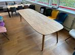 Ovale eettafel 300x100 cm, gerecycled teakhout, NIEUW!, Huis en Inrichting, Nieuw, Teakhout, Ophalen of Verzenden, Vijf personen of meer