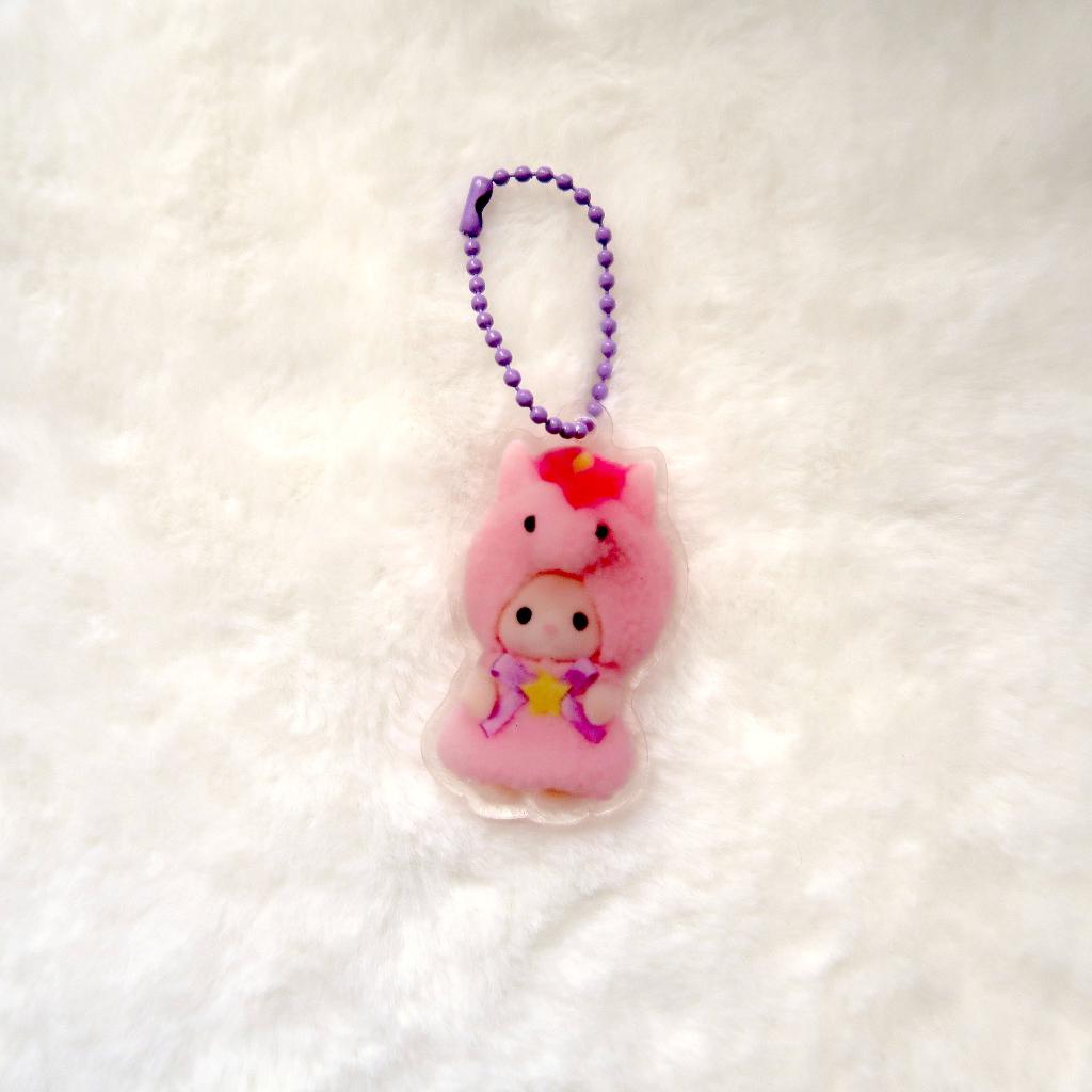 Sylvanian Families Calico Critters Clip Charm Sleutelhanger, Verzenden, Nieuw, Knuffel of Figuurtje