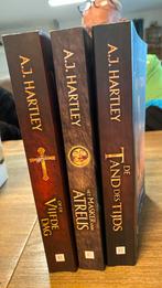 3x A.J. Hartley Boeken - Thrillers, Ophalen of Verzenden, Zo goed als nieuw, Nederland