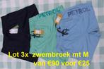 Lot: 3x Heren zwembroek Petrol Industries maat M nieuw met, Petrol Industries, Zwemshort, Verzenden, Maat 48/50 (M)