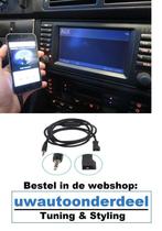 Aux in adapter Bmw E39 E46 E38 E53 X5 Navigatie 16:9 Ipod, Nieuw, Verzenden