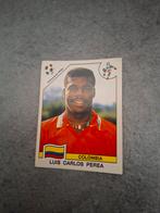 Panini sticker WK 90 Italia. Luis Carlos Perea Colombia., Verzenden, Zo goed als nieuw, Sticker