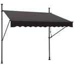 Klem luifel, zonnescherm, Naizy 3,50 meter donkergrijs, Tuin en Terras, Zonneschermen, Nieuw, Ophalen of Verzenden, 250 cm tot 450 cm