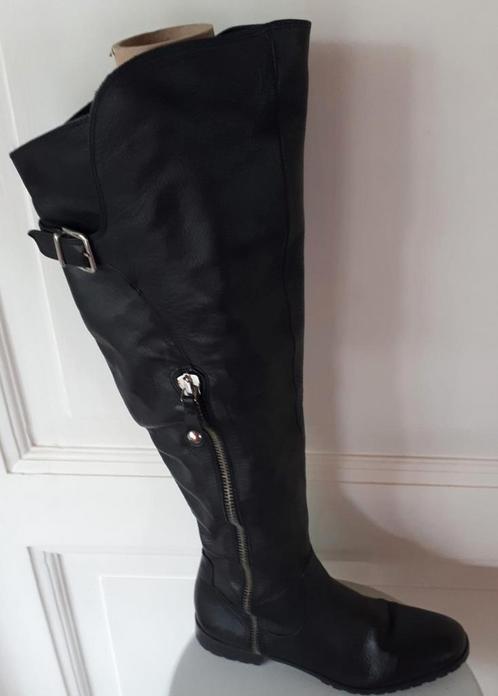 bitch wasteland leren laarzen, Kleding | Dames, Schoenen, Zo goed als nieuw, Hoge laarzen, Zwart, Ophalen of Verzenden