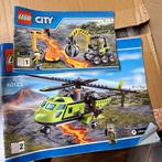 Lego 60123 Vulkaan helikopter set, Ophalen of Verzenden, Zo goed als nieuw