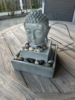 Boeddha water ornament, Tuin en Terras, Waterpartijen en Fonteinen, Ophalen, Zo goed als nieuw, Beton, Waterornament