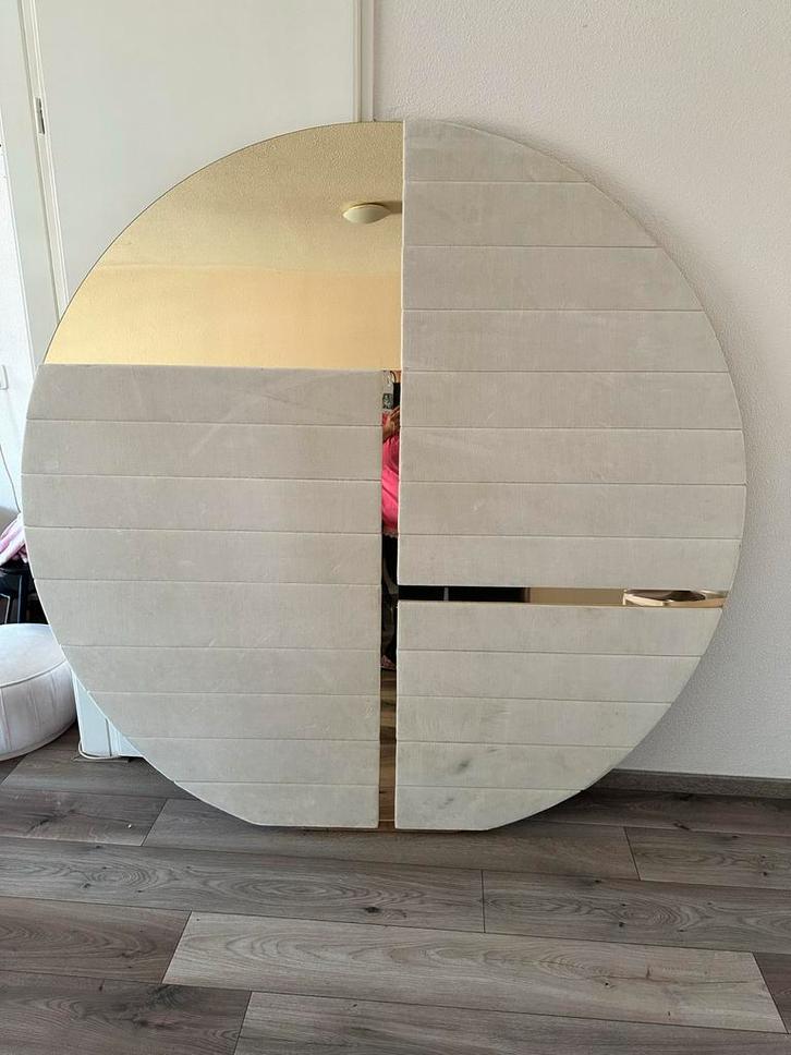 Champagnekleurige Backdrop Velvet, Hobby en Vrije tijd, Feestartikelen, Zo goed als nieuw, Versiering, Geboorte of Huwelijk, Ophalen