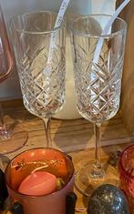 2x champagne glas facet, nieuw, Ophalen of Verzenden, Nieuw, Overige typen