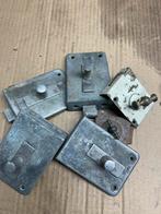 Vintage deurschuiven, Ophalen of Verzenden, Zo goed als nieuw, Koper of Messing