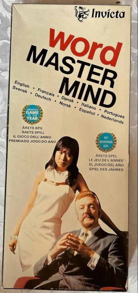Word MasterMind van Invicta, raad het gecodeerde woord, Hobby en Vrije tijd, Gezelschapsspellen | Overige, Zo goed als nieuw, Een of twee spelers