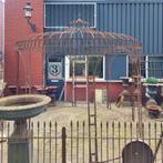 Zwaar rond massief smeedijzeren prieel, Tuin en Terras, Overkappingen, Verzenden, Zo goed als nieuw, Veranda