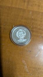 Beatrix herdenkingsmunt verzilverd, Ophalen of Verzenden