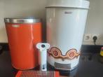 Retro Brabantia voorraad blik- Prullenbak -camping, Ophalen of Verzenden, Huis en Inrichting