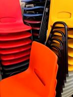 Retro kantinestoelen nieuw kantoor stoelen zwart prijs p/st, Jaren 60, Ophalen of Verzenden, Valk, NL