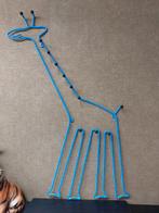 Vintage ikea grote draadmetalen giraffe kapstok,, Wandkapstok, Gebruikt, ., Ophalen of Verzenden