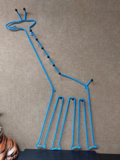 Vintage ikea grote draadmetalen giraffe kapstok,, Huis en Inrichting, Woonaccessoires | Kapstokken, Gebruikt, Wandkapstok, Metaal