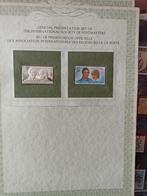 2 Zilveren Zegels in Map, Postzegels en Munten, Postzegels | Volle albums en Verzamelingen, Ophalen of Verzenden