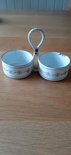 Antiek Sax emaille zout en peper vaatje, Ophalen of Verzenden