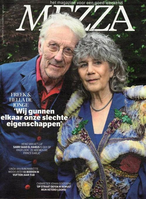 Freek & Hella de Jonge in "MEZZA" - 15 & 16 juni 2024., Boeken, Tijdschriften en Kranten, Zo goed als nieuw, Ophalen of Verzenden