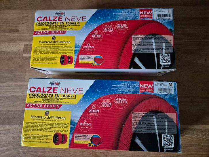 Sneeuwsokken - Nieuw in Doos, Auto diversen, Sneeuwkettingen, Nieuw, Ophalen of Verzenden