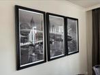 3 luiks schilderij boven New York, Antiek en Kunst, Ophalen