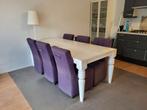 Eetkamer stoelen met of zonder houten eettafel, Ophalen, Gebruikt, Overige kleuren, Stof