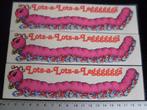 3x ruit sticker Lots-a-lots-a-leggggggs logo duizendpoot, Verzenden, Zo goed als nieuw, Merk