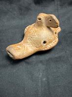 Antieke Terracotta #Ocarina 400 v.Chr. Syro-Hettitische, Ophalen of Verzenden