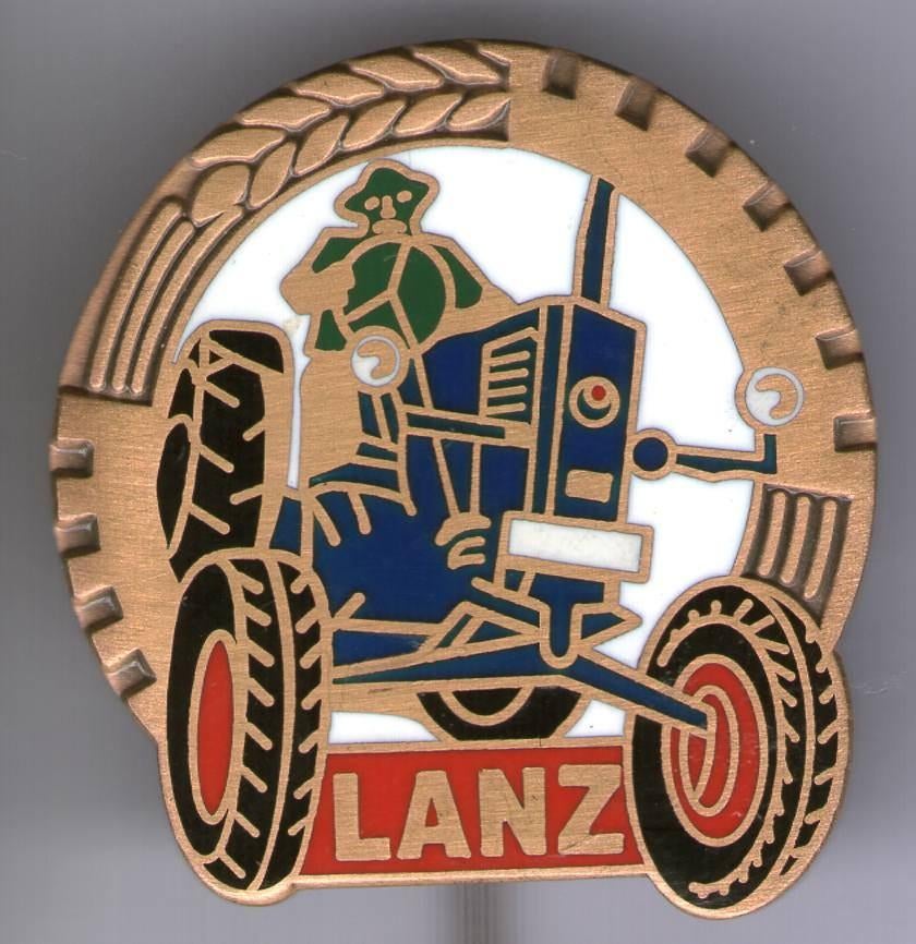 LANZ email op koper tractoren speldje ( E_163 ), Verzamelen, Speldjes, Pins en Buttons, Zo goed als nieuw, Speldje of Pin, Transport