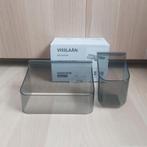 Ikea set van bakjes Visslaån, Ophalen of Verzenden, Nieuw, Zwart, Overige typen