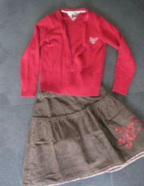 TOMMY HILFIGER Prachtig set ( rok / vest ) maatje 12 / 152, Kinderen en Baby's, Kinderkleding | Maat 152, Gebruikt, Meisje, Setje