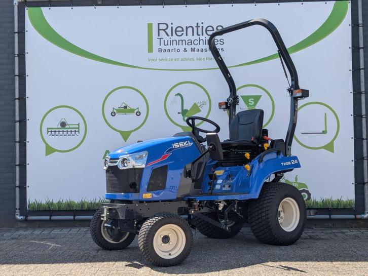 ISEKI TXGS 24, Diesel 24pk compact tractor/zitmaaier, Tuin en Terras, Zitmaaiers, Nieuw, 120 cm of meer, Elektrische starter, Opvangzak