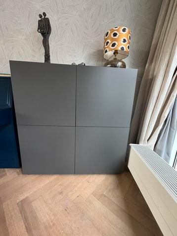 Vision vierkante kast/ dressoir donkergrijs