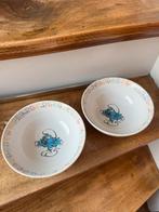 2x Smurfen kom porselein, Verzamelen, Smurfen, Ophalen of Verzenden, Zo goed als nieuw, Lolsmurf, Overige typen