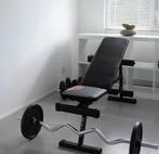 Domyos Fitness bankje en optrekstang, Sport en Fitness, Gebruikt, Fitnessbank, Ophalen