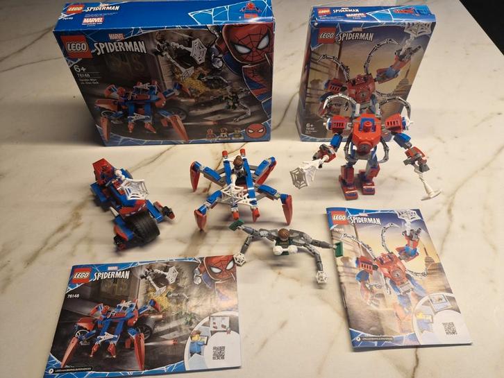 LEGO Spiderman 76148 Doc Ock & 76146 Mech, Kinderen en Baby's, Speelgoed | Duplo en Lego, Zo goed als nieuw, Ophalen of Verzenden