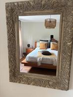 Oude prachtige spiegel met decoratieve rand, Ophalen, 100 tot 150 cm, Zo goed als nieuw, 75 tot 100 cm