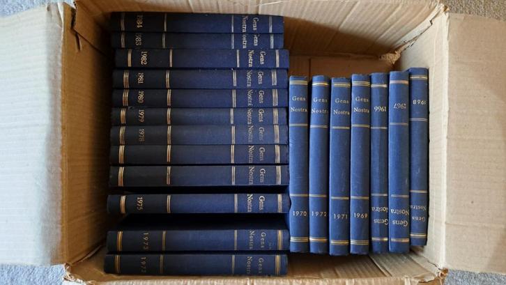 Gens Nostra, jaargangen 1966 - 1984 compleet, Boeken, Geschiedenis | Stad en Regio, Zo goed als nieuw, 20e eeuw of later, Ophalen of Verzenden