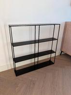 Zwart metaal Wandrek Woood Meert 90 x 90 x 15, Ophalen of Verzenden, Zo goed als nieuw