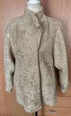 Lamswollen jas maat 44 [DM], Ophalen of Verzenden, Zo goed als nieuw, Maat 42/44 (L), Beige