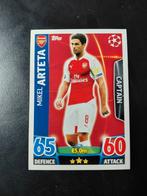 Mikel arteta (arsenal) topps 2015/16  captain, Ophalen of Verzenden, Zo goed als nieuw, Buitenlandse clubs, Poster, Plaatje of Sticker