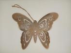 Houten vlinder hangertje naturel opengewerkt, Diversen, Ophalen of Verzenden, Zo goed als nieuw