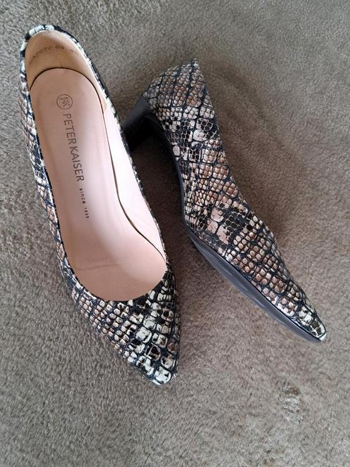 Peter Kaiser Leren Pumps Slangenprint Maat 39, Kleding | Dames, Schoenen, Gedragen, Bruin, Ophalen of Verzenden