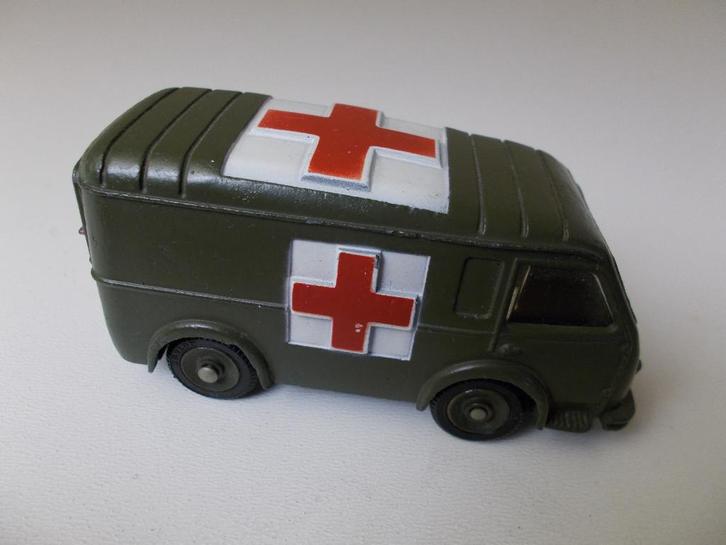 1959 Dinky Toys 80F RENAULT AMBULANCE MILITAIRE Izgst! (-D-), Hobby en Vrije tijd, Modelauto's | 1:43, Zo goed als nieuw, Bus of Vrachtwagen