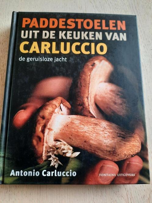 Paddestoelen uit de keuken van Carluccio (hardcover), Boeken, Kookboeken, Zo goed als nieuw, Italië, Ophalen of Verzenden